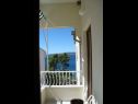 Appartements Nada - close to the sea and sea view A1(6), A2(4+1) Brela - Riviera de Makarska  - Appartement - A2(4+1): terrasse