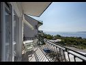 Appartements Robert - sea view : A1(4+1), A2(4+2) Brela - Riviera de Makarska  - Appartement - A2(4+2): terrasse