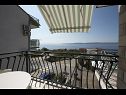 Appartements Robert - sea view : A1(4+1), A2(4+2) Brela - Riviera de Makarska  - Appartement - A2(4+2): vue de la terrasse