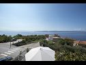Appartements Robert - sea view : A1(4+1), A2(4+2) Brela - Riviera de Makarska  - Appartement - A2(4+2): vue de la terrasse