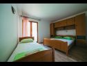 Appartements Lovre - close to the sea : A1(6), A2(4+1) prizemlje, A3(5) Brela - Riviera de Makarska  - Appartement - A3(5): chambre &agrave; coucher