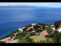 Appartements Up - amazing sea view: A1(2) Brela - Riviera de Makarska  - vue