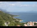 Appartements Up - amazing sea view: A1(2) Brela - Riviera de Makarska  - Appartement - A1(2): vue de la terrasse