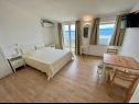 Appartements Via - 250 m from sea: SA2(2), SA3(2), SA4(2), SA1(2) Brela - Riviera de Makarska  - Studio appartement - SA3(2): chambre &agrave; coucher
