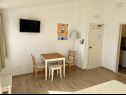 Appartements Via - 250 m from sea: SA2(2), SA3(2), SA4(2), SA1(2) Brela - Riviera de Makarska  - Studio appartement - SA3(2): intérieur