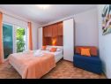 Appartements Robert - sea view : A1(4+1), A2(4+2) Brela - Riviera de Makarska  - Appartement - A1(4+1): chambre &agrave; coucher