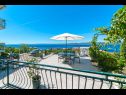 Appartements Robert - sea view : A1(4+1), A2(4+2) Brela - Riviera de Makarska  - Appartement - A1(4+1): terrasse