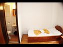 Appartements Bale - right at the beach: A1 Plaza(4) Brist - Riviera de Makarska  - Appartement - A1 Plaza(4): chambre &agrave; coucher