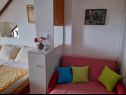 Appartements Danka - affordable and at the beach: SA1(2) Brist - Riviera de Makarska  - Studio appartement - SA1(2): séjour