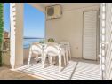 Appartements Ivi - 100 m from pebble beach: A1(2+2), A2(2+2), A3(2+2), A4(4+4), A5(2+2) Drasnice - Riviera de Makarska  - Appartement - A3(2+2): terrasse