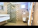 Maisons de vacances Villa Marta - with pool: H(6+2) Kozica - Riviera de Makarska  - Croatie  - H(6+2): salle de bain W-C