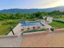Maisons de vacances Villa Marta - with pool: H(6+2) Kozica - Riviera de Makarska  - Croatie  - piscine (maison et environs)