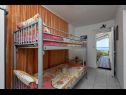 Appartements Vlatko - affordable & cosy: SA1(4), SA2(2+2), SA3(2+2) Krvavica - Riviera de Makarska  - Studio appartement - SA1(4): chambre &agrave; coucher