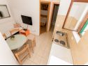 Appartements Srzi 1 - 200 m from sea: A4(2+2), A5(4) Makarska - Riviera de Makarska  - Appartement - A5(4): cuisine salle à manger