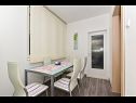 Appartements Pet - 300 m from beach: A1(5) Makarska - Riviera de Makarska  - Appartement - A1(5): salle &agrave; manger