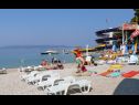 Appartements Fila - large & close to the beach: A1(5) Makarska - Riviera de Makarska  - plage