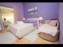 Appartements Palmina - comfort apartment: A1 veliki (6),  A2 žuti (4+1), A3 lila (2), SA4 bijeli (2) Makarska - Riviera de Makarska  - Appartement - A3 lila (2): chambre &agrave; coucher