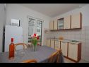 Appartements et chambres JoviZe - free parking R1(2+1), R2(2+1), R3(2), A4(2+2), A5(2+2), A6(2+2), SA7(2) Makarska - Riviera de Makarska  - Appartement - A4(2+2): cuisine salle à manger