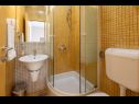 Appartements Gianni - modern & great location: SA1(2), A2(2+2), A3(2+2) Makarska - Riviera de Makarska  - Studio appartement - SA1(2): salle de bain W-C