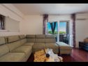 Appartements Duki - sea view: A1(4+1), A2(3+2) Makarska - Riviera de Makarska  - Appartement - A2(3+2): séjour