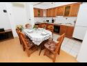 Appartements Angel - nice garden: A1(4), SA(2) Makarska - Riviera de Makarska  - Appartement - A1(4): cuisine salle à manger