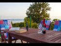 Maisons de vacances Tonci - comfortable & surrounded by nature: H(8+2) Tucepi - Riviera de Makarska  - Croatie  - terrasse
