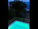 Maisons de vacances Ned H(4+1) Tucepi - Riviera de Makarska  - Croatie  - piscine (maison et environs)