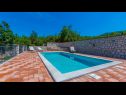 Maisons de vacances Rusti - with pool: H(6) Vrgorac - Riviera de Makarska  - Croatie  - piscine