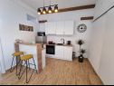 Appartements Gogi - 100 m from beach: A6(4+1), A1(2+1), A2(2+1), A8(4+2) Zivogosce - Riviera de Makarska  - Appartement - A8(4+2): cuisine salle à manger
