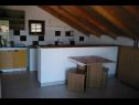 Appartements Marija - 20 m from beach : A1(2+3), A3(2+2), A4(2+2), SA5(2+1) Betina - Île de Murter  - Studio appartement - SA5(2+1): cuisine salle à manger