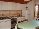 Appartements Dragan - Economy Apartments: A1 Veci (4+1), A2 Manji (4+1) Jezera - Île de Murter  - Appartement - A1 Veci (4+1): cuisine salle à manger