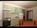 Appartements Slađa - 150 m from beach: A1(4+1), A2(4+1) Jezera - Île de Murter  - Appartement - A2(4+1): cuisine salle à manger
