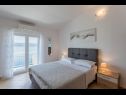 Appartements Nina - sea view family apartments SA1A(3), A1Donji(2+1), A3(6), A4(4+1), A5(6), A6(4) Celina Zavode - Riviera de Omis  - Appartement - A4(4+1): chambre &agrave; coucher
