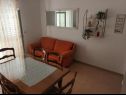 Appartements Nina - sea view family apartments SA1A(3), A1Donji(2+1), A3(6), A4(4+1), A5(6), A6(4) Celina Zavode - Riviera de Omis  - Appartement - A5(6): séjour