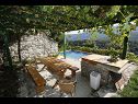 Maisons de vacances Mario - with pool: H(6+2) Gata - Riviera de Omis  - Croatie  - terrasse (maison et environs)