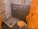 Maisons de vacances Mario - with pool: H(6+2) Gata - Riviera de Omis  - Croatie  - H(6+2): salle de bain W-C