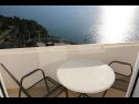 Appartements Paradiso with gorgeous sea view: A1 Doris (4+2), SA2 Petra (2+2), SA3 Nina (2) Lokva Rogoznica - Riviera de Omis  - Appartement - A1 Doris (4+2): balcon