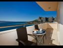 Maisons de vacances Miho - with pool : H(12+4) Omis - Riviera de Omis  - Croatie  - H(12+4): balcon