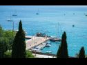 Appartements Ozren - amazing sea view: A1(7+1), A2(4+1) Omis - Riviera de Omis  - Appartement - A2(4+1): vue de la terrasse