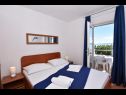 Appartements Rene - seaview & parking space: A1(2+2), A2(2+2), A3(6+2) Omis - Riviera de Omis  - Appartement - A1(2+2): chambre &agrave; coucher