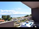Appartements Rene - seaview & parking space: A1(2+2), A2(2+2), A3(6+2) Omis - Riviera de Omis  - Appartement - A3(6+2): balcon