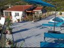 Appartements Jugana - with pool : A1 donji(4), A2 gornji(4) Sumpetar - Riviera de Omis  - terrasse commune