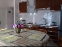 Appartements Jugana - with pool : A1 donji(4), A2 gornji(4) Sumpetar - Riviera de Omis  - Appartement - A1 donji(4): cuisine salle à manger