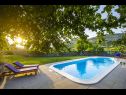 Maisons de vacances Joanna - with pool: H(10+1) Tugare - Riviera de Omis  - Croatie  - H(10+1): piscine