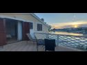 Maisons de vacances Erna - 4m to the sea: H(6) Jakisnica - Île de Pag  - Croatie  - H(6): terrasse