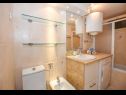 Maisons de vacances Per H(10) Mandre - Île de Pag  - Croatie  - H(10): salle de bain W-C