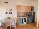 Appartements Mare - 50 m from beach: A1 Mijo (6+1), A2 Petar (2+2), A3 Katja (2+2) Mandre - Île de Pag  - Appartement - A3 Katja (2+2): cuisine salle à manger