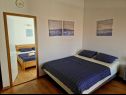 Appartements Mare - 50 m from beach: A1 Mijo (6+1), A2 Petar (2+2), A3 Katja (2+2) Mandre - Île de Pag  - Appartement - A3 Katja (2+2): chambre &agrave; coucher