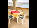 Appartements PoolHouse - close to the sea: A3(3), A4(2), A5(2), A1(4), A2(4) Metajna - Île de Pag  - Appartement - A1(4): terrasse