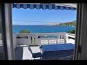 Appartements Draga - 15 m from pebble beach: SA1(4), A2(4+2), A4(3+1) Metajna - Île de Pag  - Appartement - A2(4+2): terrasse